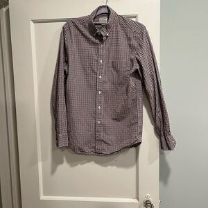 J crew plaid button down shirt